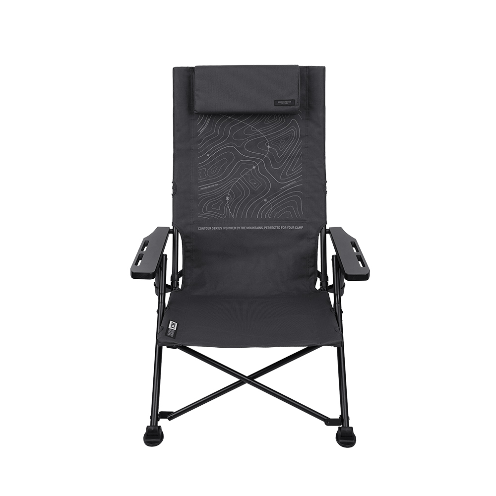 KZM 曲線四段低座高背折疊椅