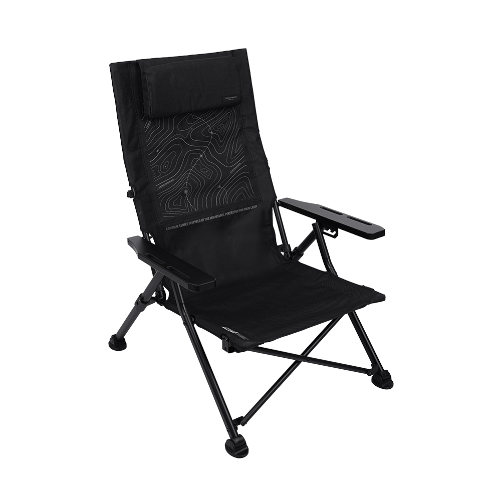 KZM 曲線四段低座高背折疊椅