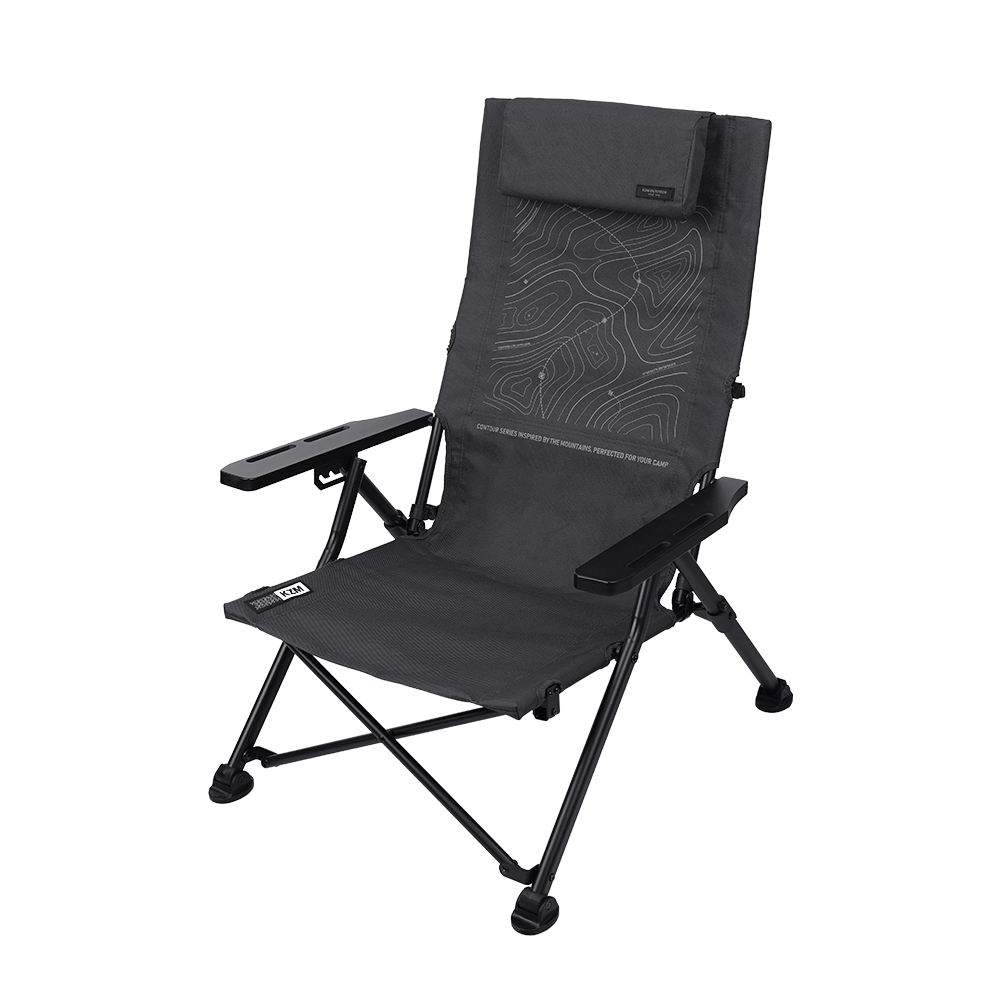 KZM 曲線四段低座高背折疊椅