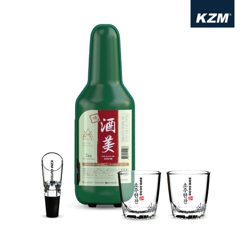 KZM 燒酒杯注酒器套組含保護套